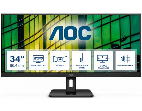 34" AOC U34E2M на супер цени