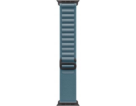 Apple Alpine Loop за Apple Watch 49 мм, S, Light Blue/Black Titanium Finish на супер цени