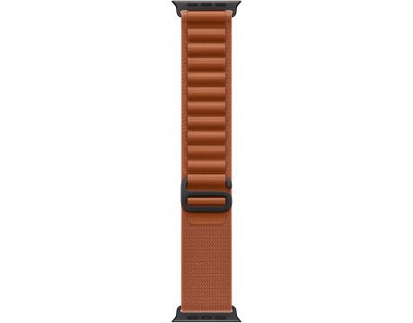 Apple Alpine Loop за Apple Watch 49 мм, M, Terra Cotta/Black Titanium Finish на супер цени