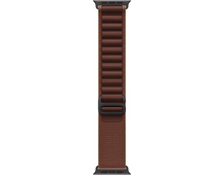Apple Alpine Loop за Apple Watch 49 мм, S, Burgundy/Black Titanium Finish на супер цени