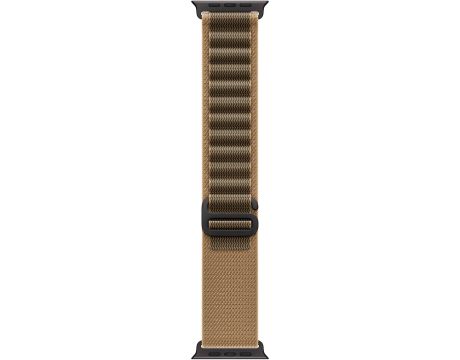 Apple Alpine Loop за Apple Watch 49 мм, S, Desert/Black Titanium Finish на супер цени