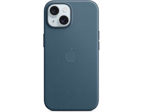 Apple FineWoven MagSafe за Apple iPhone 15, Pacific Blue на супер цени