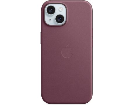 Apple FineWoven MagSafe за Apple iPhone 15 Plus, Mulberry на супер цени