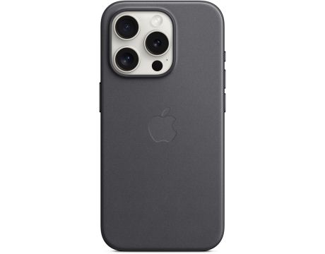 Apple FineWoven MagSafe за Apple iPhone 15 Pro Max, Black на супер цени