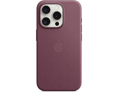 Apple FineWoven MagSafe за Apple iPhone 15 Pro, Mulberry на супер цени