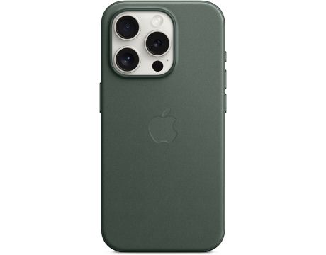 Apple FineWoven MagSafe за Apple iPhone 15 Pro, Evergreen на супер цени