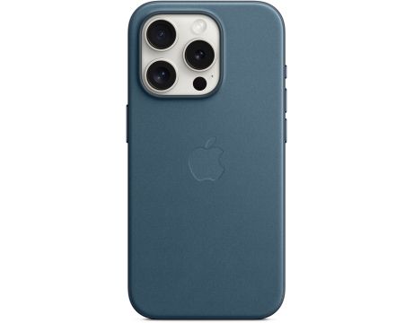 Apple FineWoven MagSafe за Apple iPhone 15 Pro Max, Pacific Blue на супер цени