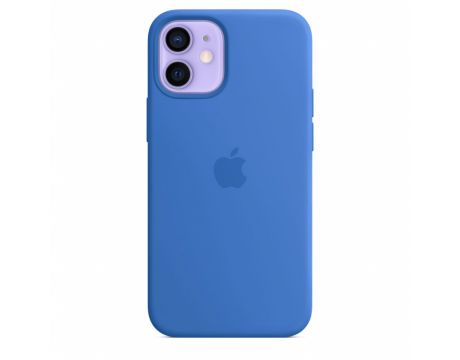 Apple Silicone MagSafe за Apple iPhone 12 mini, син на супер цени
