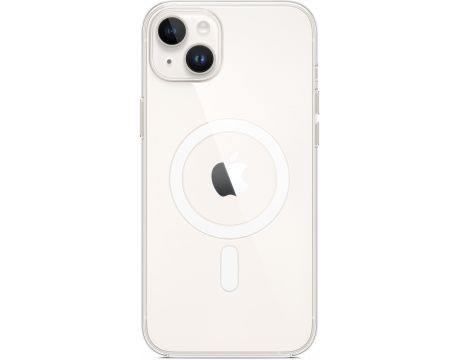 Apple Silicone Clear MagSafe за Apple iPhone 14, прозрачен на супер цени