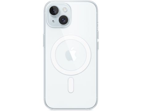 Apple Clear MagSafe за Apple iPhone 15 Plus, прозрачен на супер цени