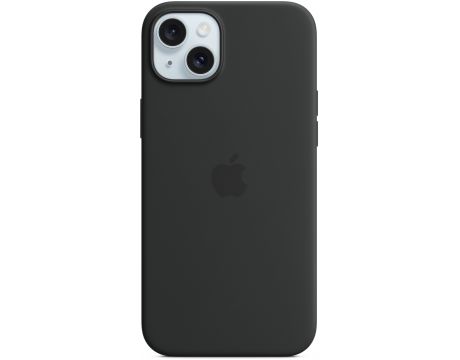 Apple Silicone MagSafe за Apple iPhone 15, Black на супер цени