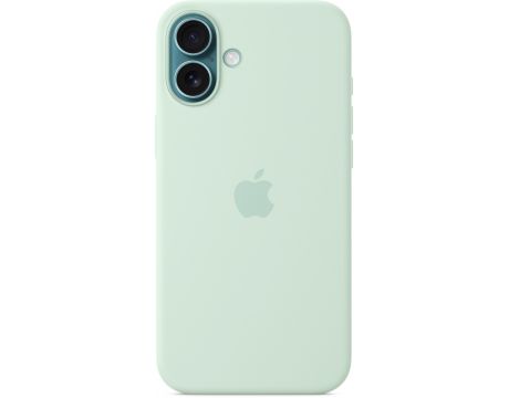 Apple Silicone MagSafe за Apple iPhone 16 Plus, Aquamarine на супер цени