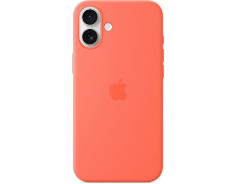 Apple Silicone MagSafe за Apple iPhone 16 Plus, Tangerine на супер цени