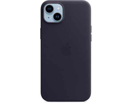 Apple Leather с MagSafe за Apple iPhone 14 Plus, тъмнолилав на супер цени