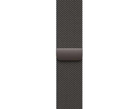 Apple Milanese Loop за Apple Watch 46 мм, S/M, Slate на супер цени