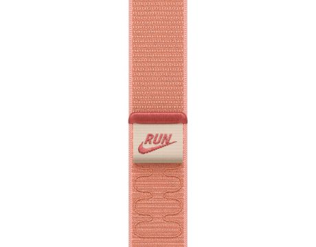 Apple Nike Sport Loop за Apple Watch 42 мм, Alpenglow Pink на супер цени