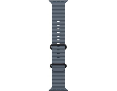 Apple Ocean Band за Apple Watch 49 мм, Anchor Blue/Black Titanium Finish на супер цени