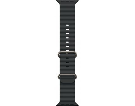 Apple Ocean Band за Apple Watch 49 мм, Black/Natural Titanium Finish на супер цени