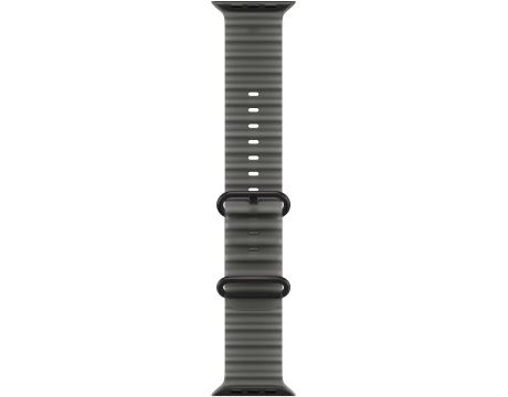 Apple Ocean Band за Apple Watch 49 мм, Translucent Black/Black Titanium Finish на супер цени