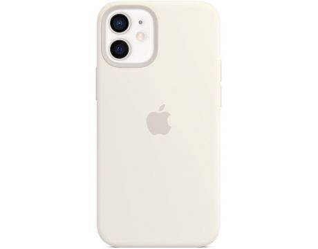 Apple Silicone MagSafe за Apple iPhone 12 mini, бял на супер цени