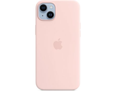 Apple Silicone MagSafe за Apple iPhone 14 Plus, розов на супер цени