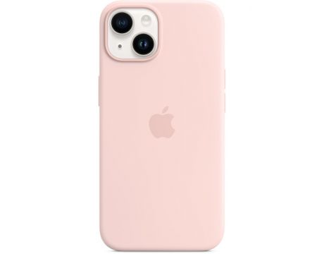 Apple Silicone MagSafe за Apple iPhone 14, розов на супер цени