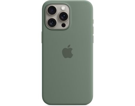 Apple Silicone MagSafe за Apple iPhone 15 Pro Max, Cypress на супер цени
