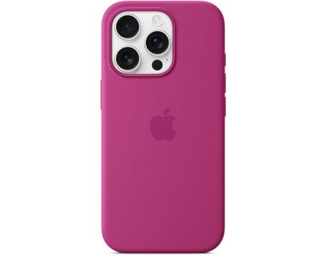 Apple Silicone MagSafe за Apple iPhone 16 Pro, Fuchsia на супер цени