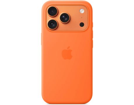 Apple Silicone MagSafe за Apple iPhone 17 Pro, оранжев на супер цени