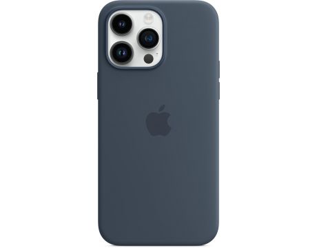 Apple Silicone за Apple iPhone 14 Pro Max, син на супер цени