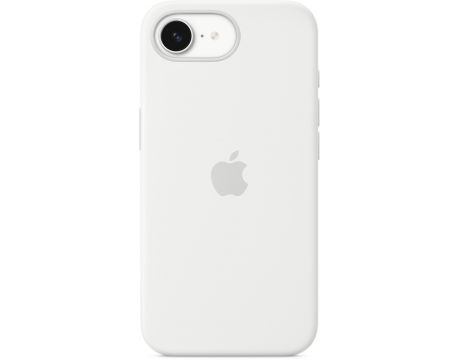 Apple Silicone за Apple iPhone 16e, White на супер цени