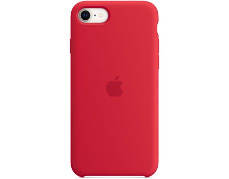 Apple Silicone за Apple iPhone SE 2022/SE 2020, червен на супер цени