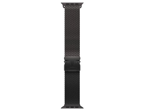 Apple Titanium Milanese Band for Apple Watch 49mm, S, Black на супер цени