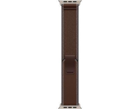 Apple Trail Loop за Apple Watch 49 мм, S/M, Dark Umber/Natural Titanium Finish на супер цени