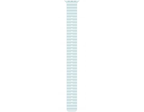 Apple Ocean Band Extension за Apple Watch 49 мм, Ice Blue/Natural Titanium Finish на супер цени