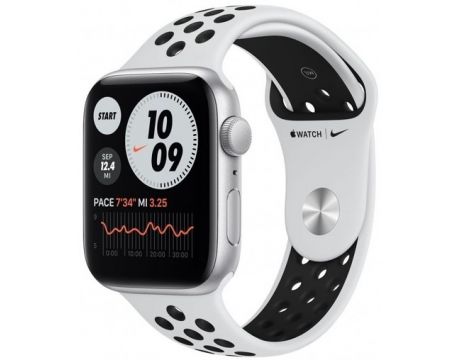 Apple Watch Nike SE, бял/черен на супер цени