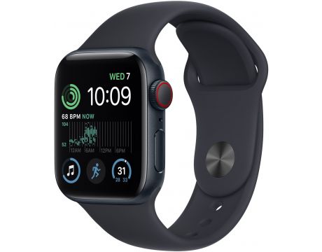 Apple Watch SE GPS, Cellular, 44 мм, Aluminum, Midnight - нарушена опаковка на супер цени