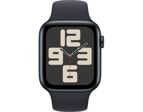 Apple Watch SE2 v2 GPS, 44 мм, S/M, Aluminum, Midnight на супер цени