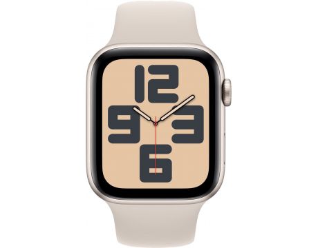 Apple Watch SE2 v2 GPS, 40 мм, S/M, Aluminum, Starlight на супер цени