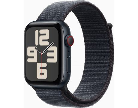 Apple Watch SE2 v3 GPS, Cellular, 44 мм, Midnight Aluminum, Ink Sport на супер цени