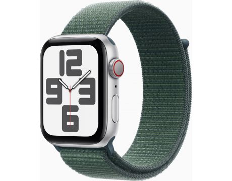 Apple Watch SE2 v3 GPS, Cellular, 44 мм, Starlight Aluminum, Lake Green Sport на супер цени