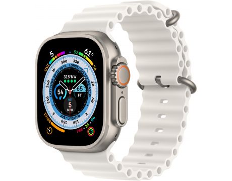 Apple Watch Ultra GPS, Cellular, 49мм, Titanium/White на супер цени