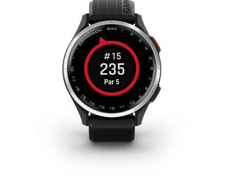 Garmin Approach S44, 43 мм, сребрист/черен на супер цени
