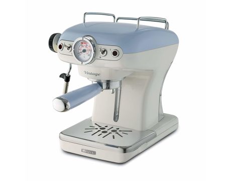 Ariete Espresso Machine Vintage 1381, бял/син на супер цени