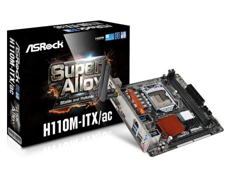 ASRock H110M-ITX/AC на супер цени