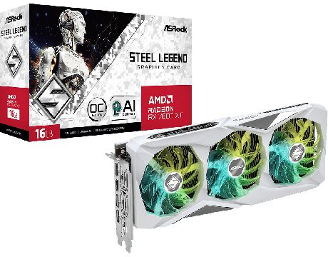 ASRock Radeon RX 7600 XT 16GB Steel Legend OC на супер цени