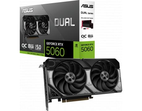 ASUS GeForce RTX 5060 8GB Dual OC DLSS 4 на супер цени