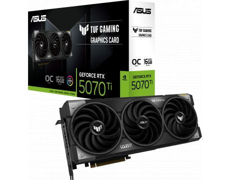 ASUS GeForce RTX 5070 Ti 16GB TUF Gaming OC DLSS 4 на супер цени