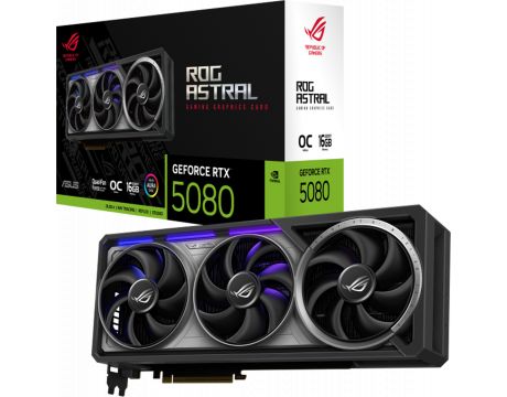 ASUS ROG GeForce RTX 5080 16GB ASTRAL OC DLSS 4 на супер цени