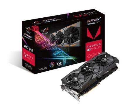 ASUS Radeon RX Vega 64 8GB Rog Strix Gaming OC на супер цени